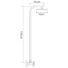Смеситель для ванны L2408 (душ стационарный)  Ledeme фото 1 — ЛотоС
