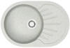 Мойка матовая модель 111/Q10 светло- серый  фото 1 — ЛотоС