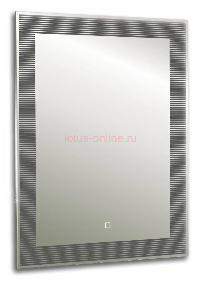 BARCODE зеркало 600*800 сенсорный  выключатель Серебряные зеркала фото 1 — ЛотоС