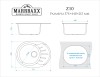 Мойка матовая модель 10/Q4 черная фото 2 — ЛотоС