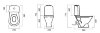 Унитаз-компакт CLASSIC кос. выпуск, термопл. микролифт SANITA LUXE фото 2 — ЛотоС