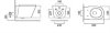 Унитаз подвесной ORTLER Aria 500*335*300 безобод,тонк.крышка, дюро, микрол,быстосъем CERUTTI фото 4 — ЛотоС
