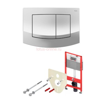 Комплект для установки подвесного унитаза TECE  Eambia хром глянец 9400405