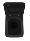 OWL Vatter Ruta-H Matt Black  Унитаз подвесной безободковый с сидением микролифт фото 4 — ЛотоС