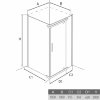 Душевое ограждение прозрачное квадрат ALEX BAITLER AB214-100 (100*100*2000) фото 2 — ЛотоС
